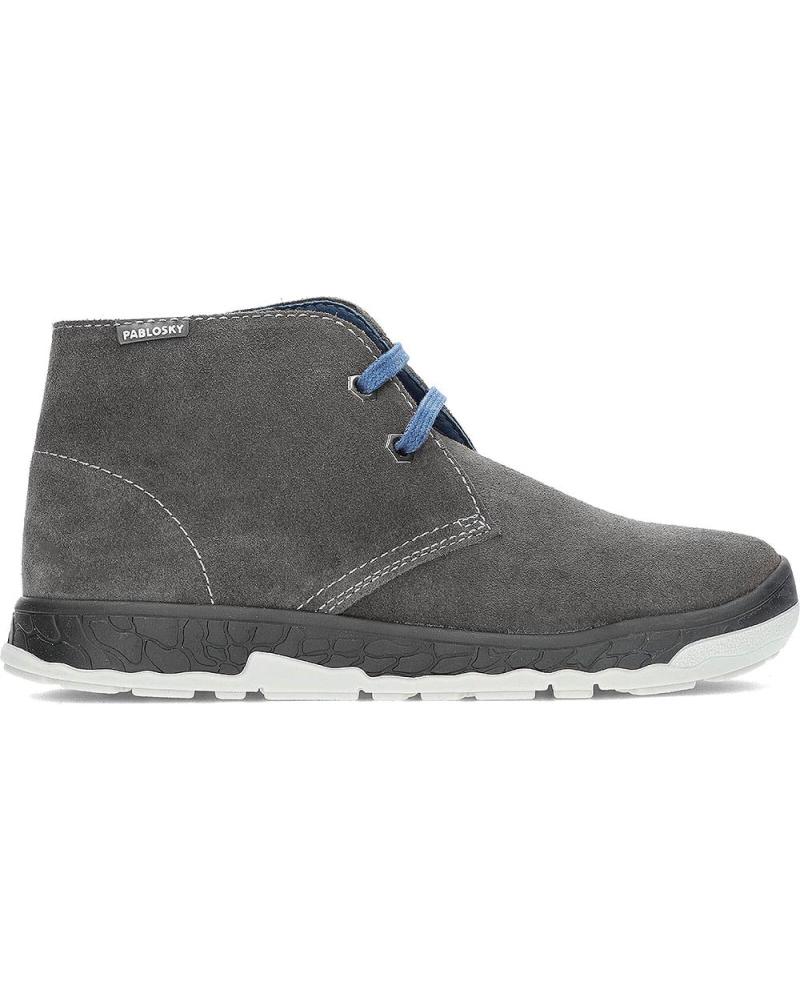 Botines de Niño pablosky BOTINES PIEL NATURAL 512458 CENIZA