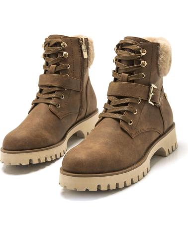 Botines de Mujer MTNG BOTIN 53236 CUERO MARRóN