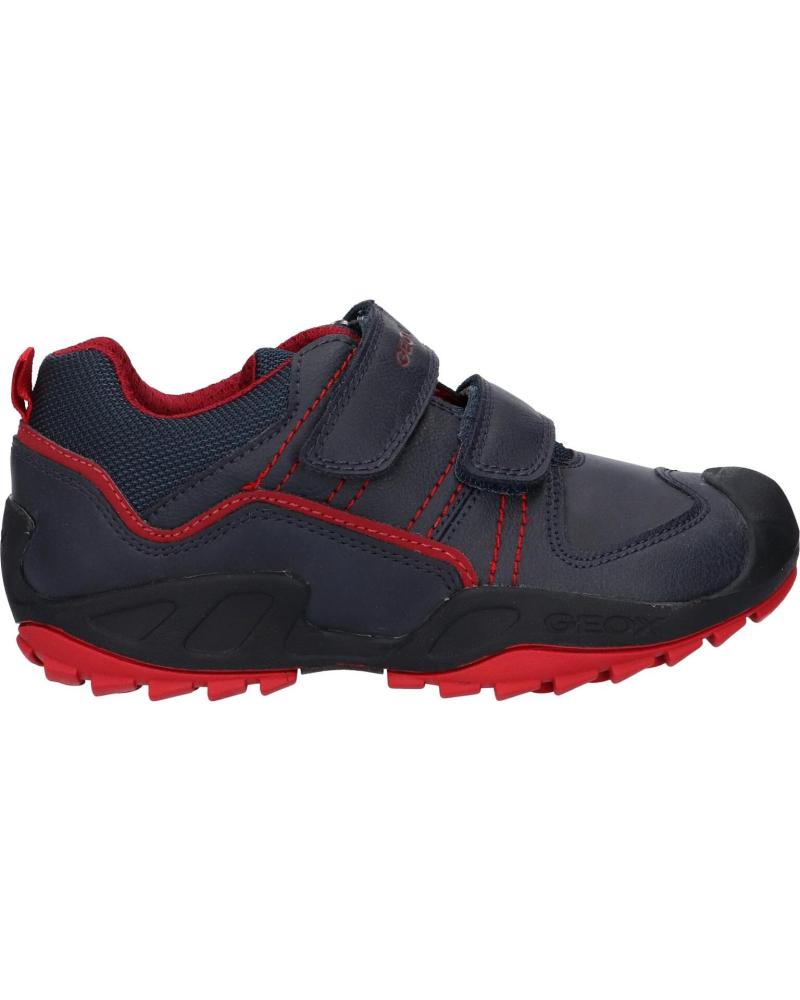 Zapatos de Niño GEOX J041VA 0MEFU J NEW SAVAGE C0735 NAVY-RED