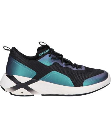 Sneaker für Damen und Mädchen und Junge GEOX J04DDA 011BC J PLAYKIX BOY C9B0J BLACK-IRIDESCENT
