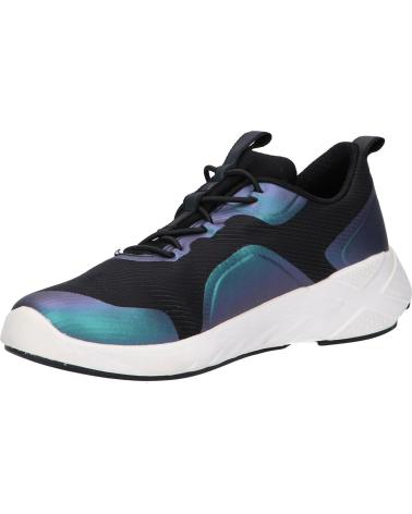 Sportif pour Femme et Fille et Garçon GEOX J04DDA 011BC J PLAYKIX BOY C9B0J BLACK-IRIDESCENT
