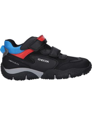Sportif pour Femme et Fille et Garçon GEOX J2642A 050BU JR BALTIC BOY B ABX C9221 BLACK-SKY