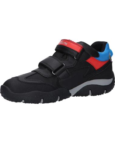Sportif pour Femme et Fille et Garçon GEOX J2642A 050BU JR BALTIC BOY B ABX C9221 BLACK-SKY