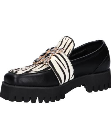 Zapatos de Mujer EXE P212-W168T ZEBRA WHITE BLACK