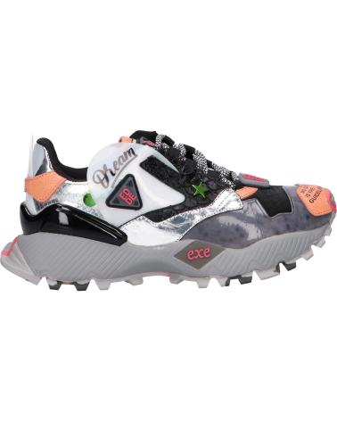 Zapatillas deporte pour Femme EXE 928-3 LEATHER BLACK-ORANGE