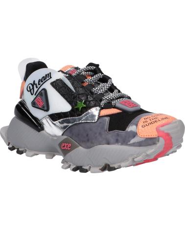 Zapatillas deporte pour Femme EXE 928-3 LEATHER BLACK-ORANGE