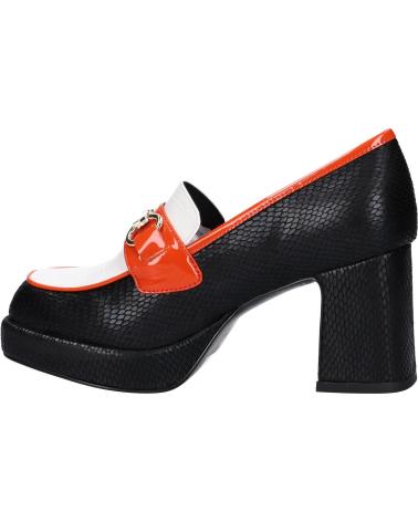 Zapatos de tacón de Mujer EXE MARION-821 SNAKE BLACK