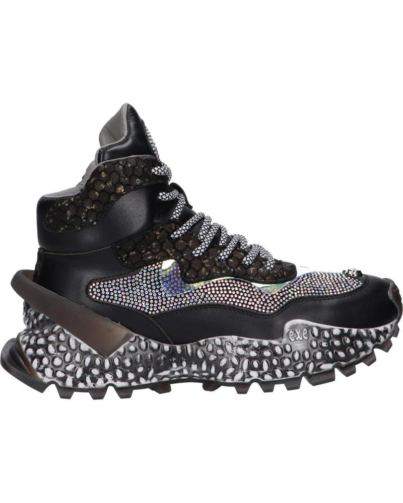 Zapatillas deporte de Mujer EXE XY-2208 LEATHER BLACK