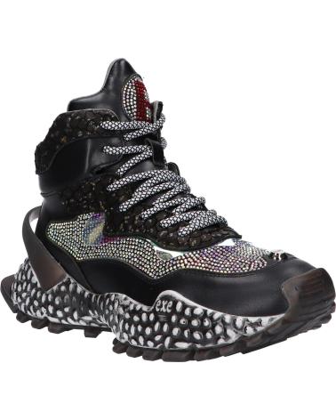 Zapatillas deporte de Mujer EXE XY-2208 LEATHER BLACK