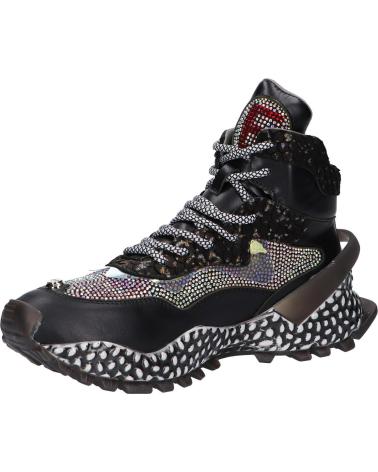 Zapatillas deporte de Mujer EXE XY-2208 LEATHER BLACK