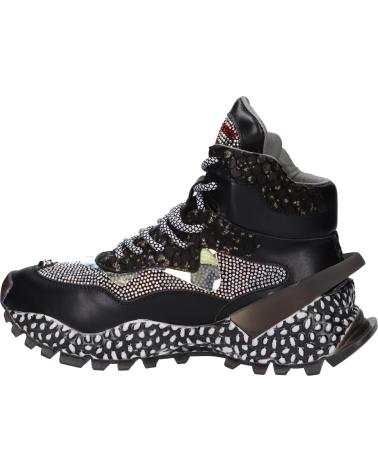 Zapatillas deporte de Mujer EXE XY-2208 LEATHER BLACK