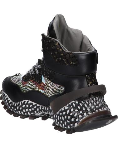 Zapatillas deporte de Mujer EXE XY-2208 LEATHER BLACK