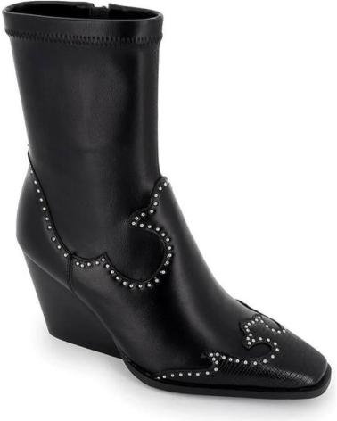 Bottes-De-Mujer-NOA-HARMON-BOTINES-PLANOS-9551-NEGRO