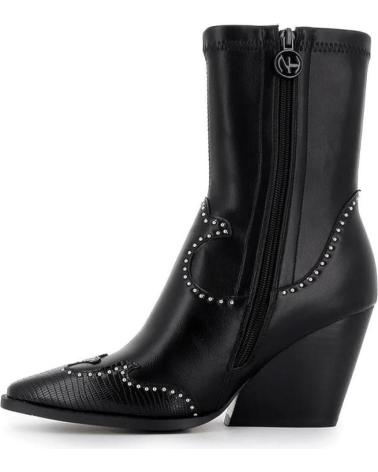 Bottes-De-Mujer-NOA-HARMON-BOTINES-PLANOS-9551-NEGRO