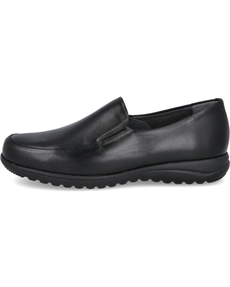 Zapatos de Mujer PITILLOS 108 MOCASINES PLANOS MUJER NEGRO
