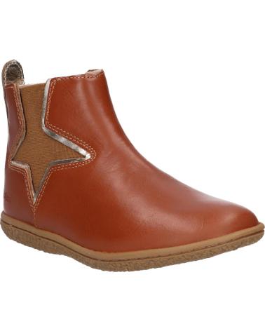 Botines de Niña KICKERS 744615-30 VERMILLON 114 CAMEL OR