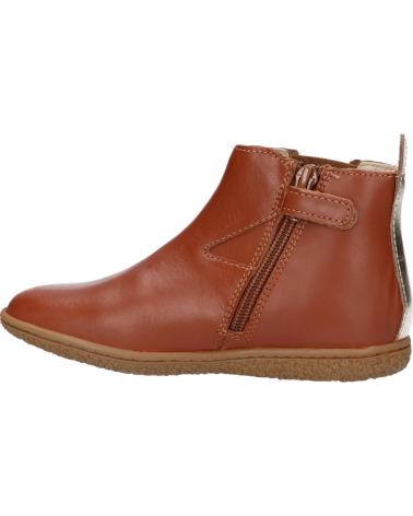 Botines de Niña KICKERS 744615-30 VERMILLON 114 CAMEL OR