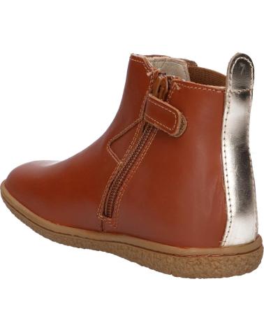 Botines de Niña KICKERS 744615-30 VERMILLON 114 CAMEL OR