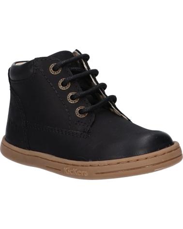 Stiefel für Mädchen und Junge KICKERS 785323-10 TACLAND GOLF 8 NOIR