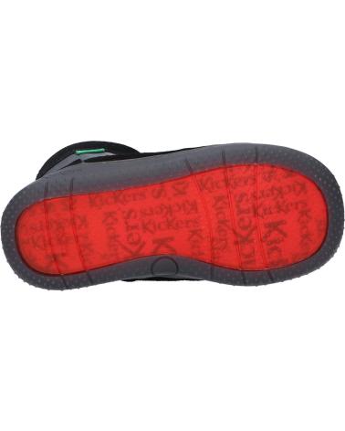 Esportes  de Menino KICKERS 947560-10 KICKBUBBLO 83 NOIR ROUGE