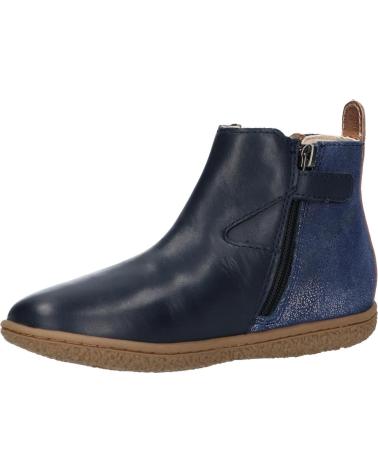 Botines de Niña KICKERS 744616-30 VERMILLON 102 MARINE METALLIS
