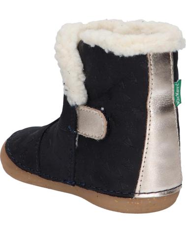 girl boots KICKERS 909740-10 SO WINDY 102 MARINE OR FANTA