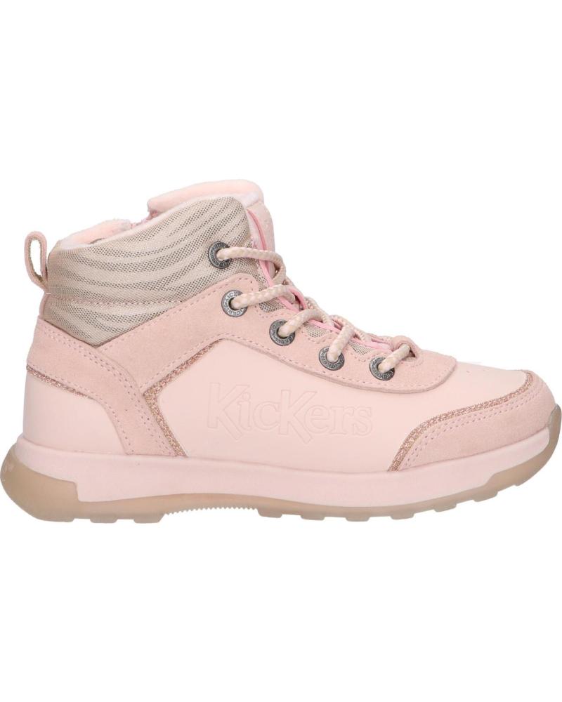 Stiefel für Mädchen KICKERS 910820-30 KICKFAUNA 131 ROSE CLAIR