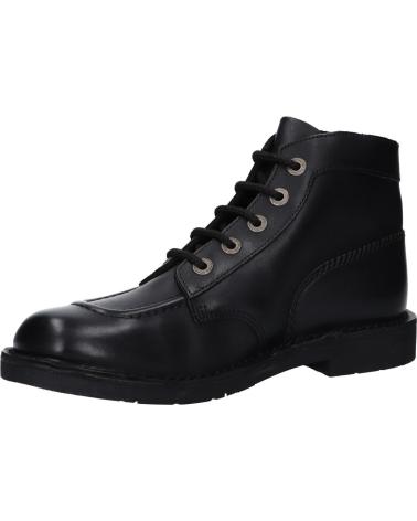Botines de Mujer y Niña y Niño KICKERS 621513-30 KICK COL 8 NOIR PIQURE ECR