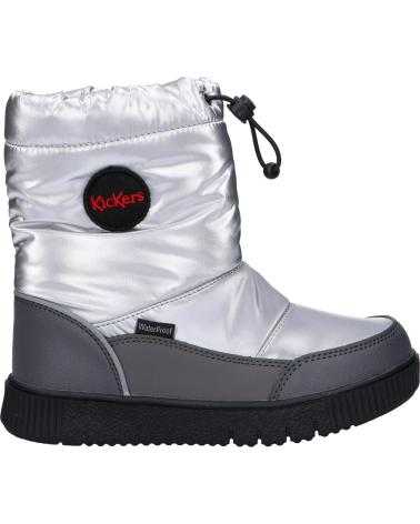 Boots für Mädchen und Junge KICKERS 830180-30 ATLAK 16 ARGENT