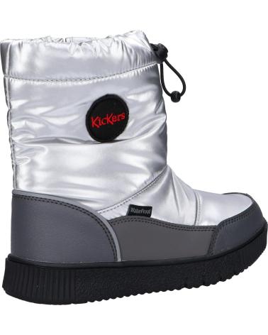 Boots für Mädchen und Junge KICKERS 830180-30 ATLAK 16 ARGENT