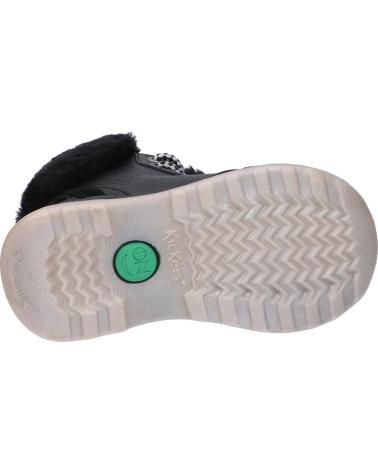 Stiefel für Junge KICKERS 910810-30 KICKFLUFFY 8 NOIR