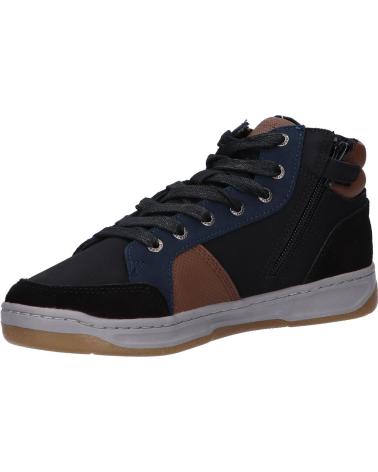 Stiefel für Junge KICKERS 910890-30 KICKOSTA 83 NOIR BLEU MARRO