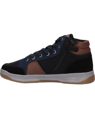 Stiefel für Junge KICKERS 910890-30 KICKOSTA 83 NOIR BLEU MARRO