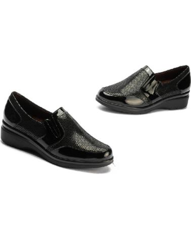 Woman shoes PITILLOS OPERA SPINNER 55 CMTS NEGRO