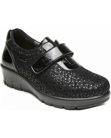 Mocasines de Mujer G COMFORT 799-3 LICRA-CHAROL NEGRO
