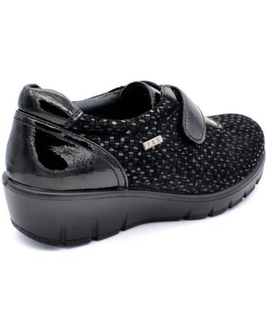Mocasines de Mujer G COMFORT 799-3 LICRA-CHAROL NEGRO