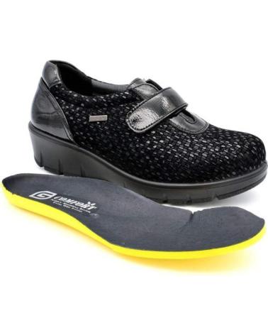 Mocasines de Mujer G COMFORT 799-3 LICRA-CHAROL NEGRO