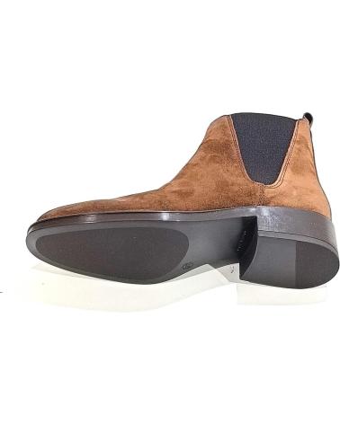 Stivaletti per Donna ALPE BOTIN CASUAL DE SERRAJE CON TACON Y SUELA DE GOMA CASTANA