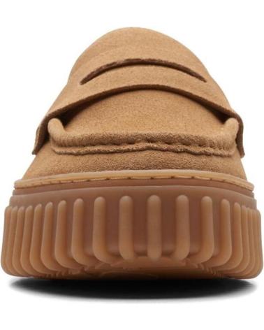 CLARKS MOCASINES MUJER MODELO TORHILL PENNY COLOR MARRON CLARO LIGH LIGHTTAN