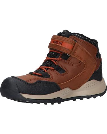 Zapatos de Niño GEOX J16AEA 0FEFU J TERAM BOY B ABX C6FN6 BROWN-RUST
