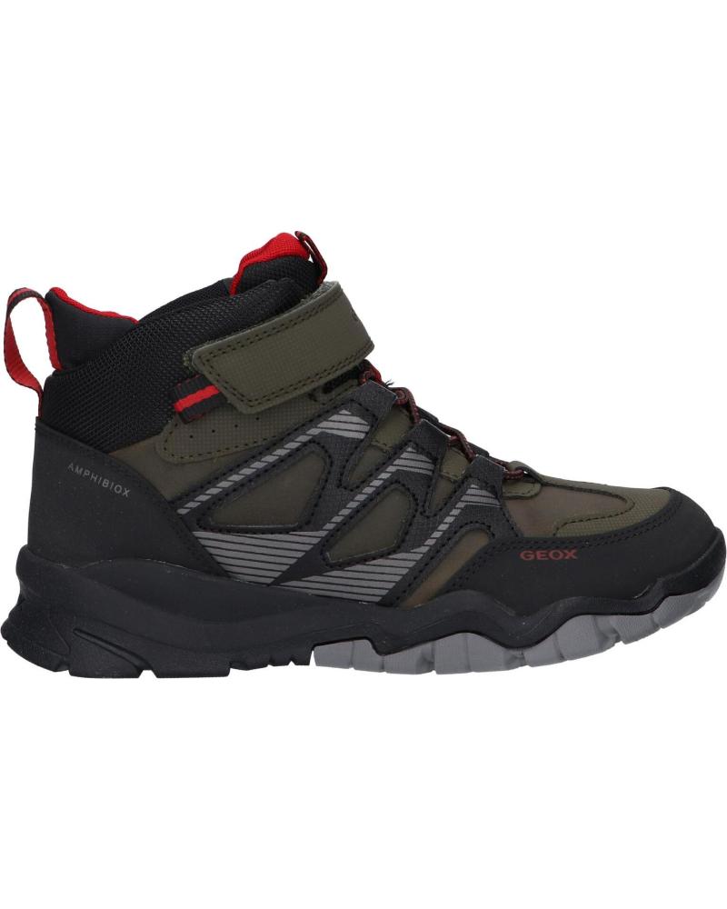 Botines de Niño GEOX J26HBC 0MEFU J MONTRACK BOY B ABX C0498 MILITARY-BLACK