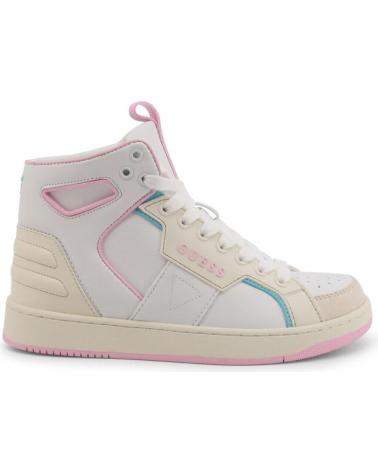 Scarpe sport per Donna GUESS - BASQET-FL7BSQ-LEA12 WHITE