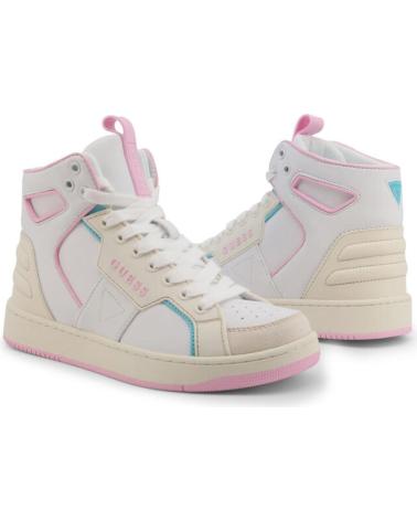 Scarpe sport per Donna GUESS - BASQET-FL7BSQ-LEA12 WHITE