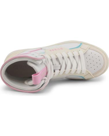 Scarpe sport per Donna GUESS - BASQET-FL7BSQ-LEA12 WHITE
