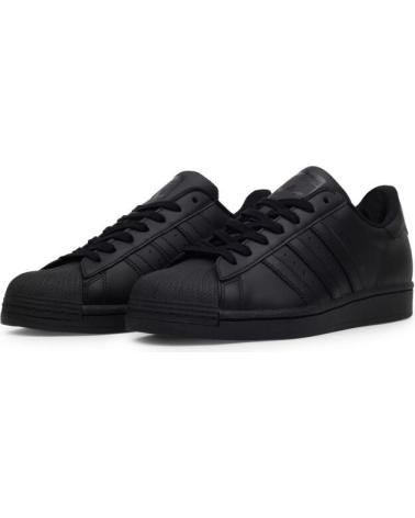 Sportif pour Femme et Homme et Fille et Garçon ADIDAS SUPERSTAR BLACK