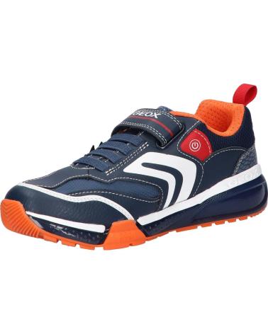 Esportes  de Menino GEOX J16FEB 0BU11 J BAYONYC C0820 NAVY-ORANGE