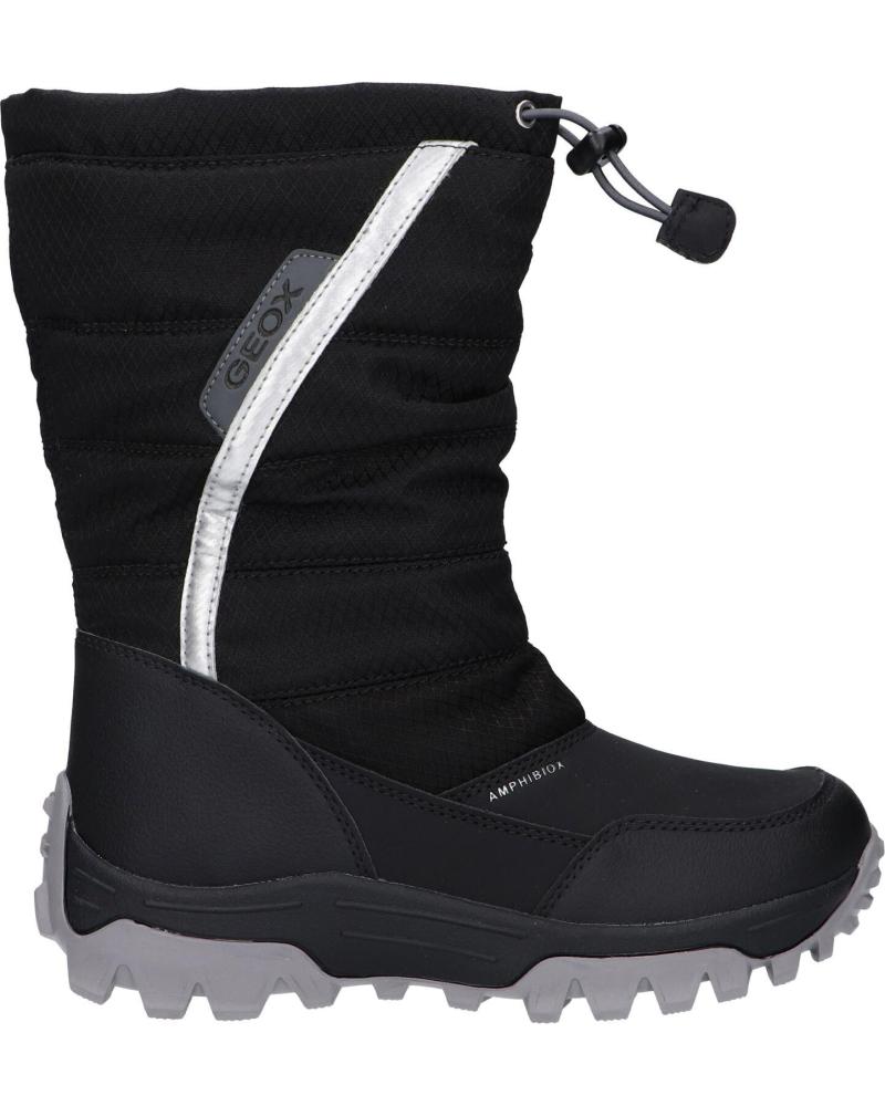 Botas de Niña y Niño GEOX J26FRA 0FU50 J HIMALAYA BOY B ABX C0039 BLACK-SILVER