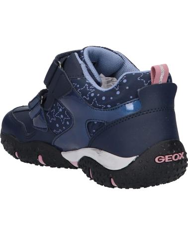 girl and boy Trainers GEOX J26H1A 0BCMN J BALTIC GIRL B ABX C0694 NAVY-PINK