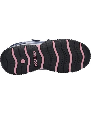 girl and boy Trainers GEOX J26H1A 0BCMN J BALTIC GIRL B ABX C0694 NAVY-PINK