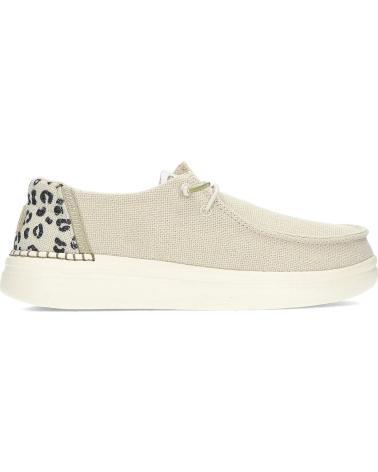 Zapatos de Mujer HEY DUDE ZAPATOS DUDE WENDY RISE LEO 40204 CREAM